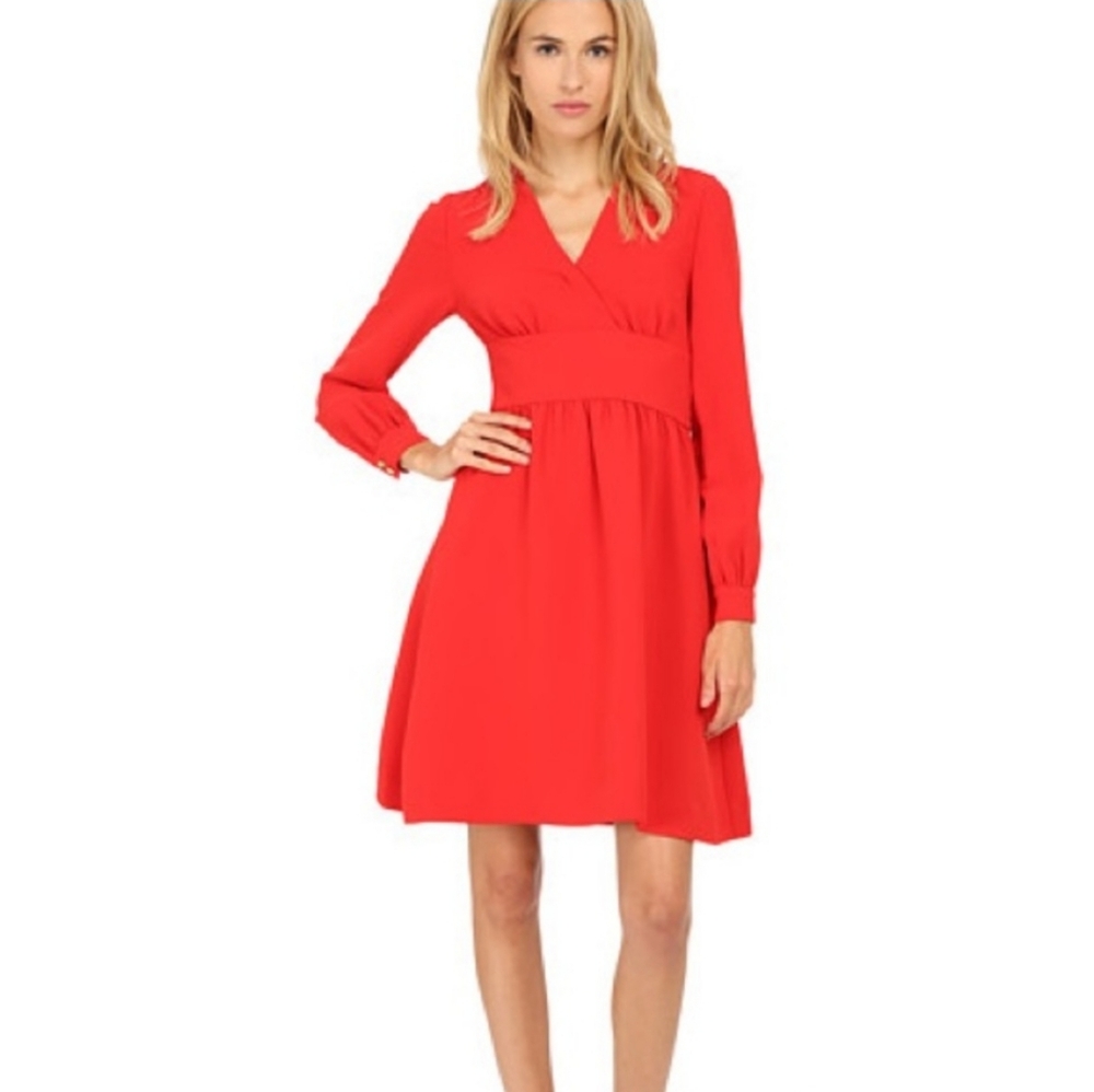 Kate Spade Vibrant Red Dress Size 8 NWOT